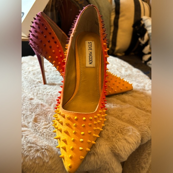 Steve Madden Vala-S Orange Multi Orange Multi 6.5 - Picture 2 of 11